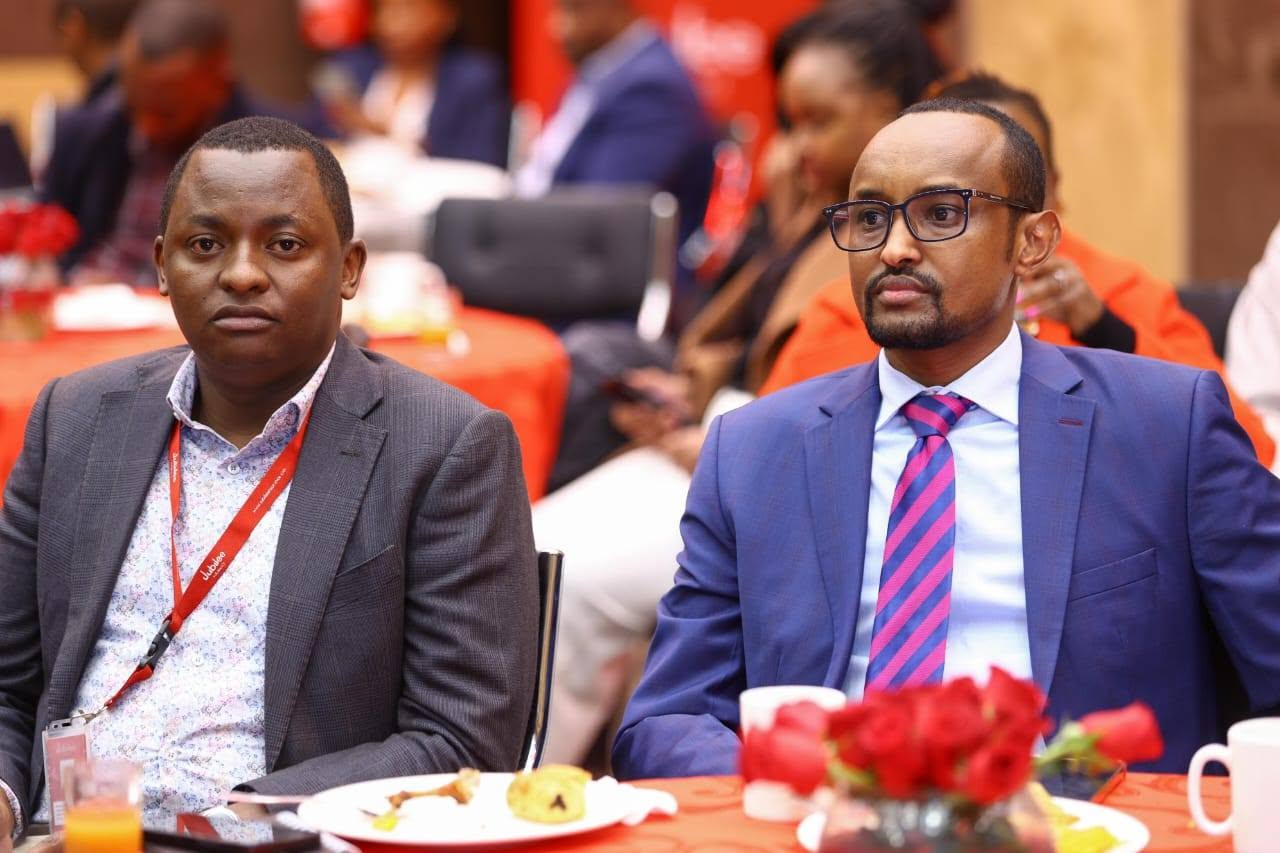 CEO Abdiwahab Haji seated at Jubilee Insurance Gala
