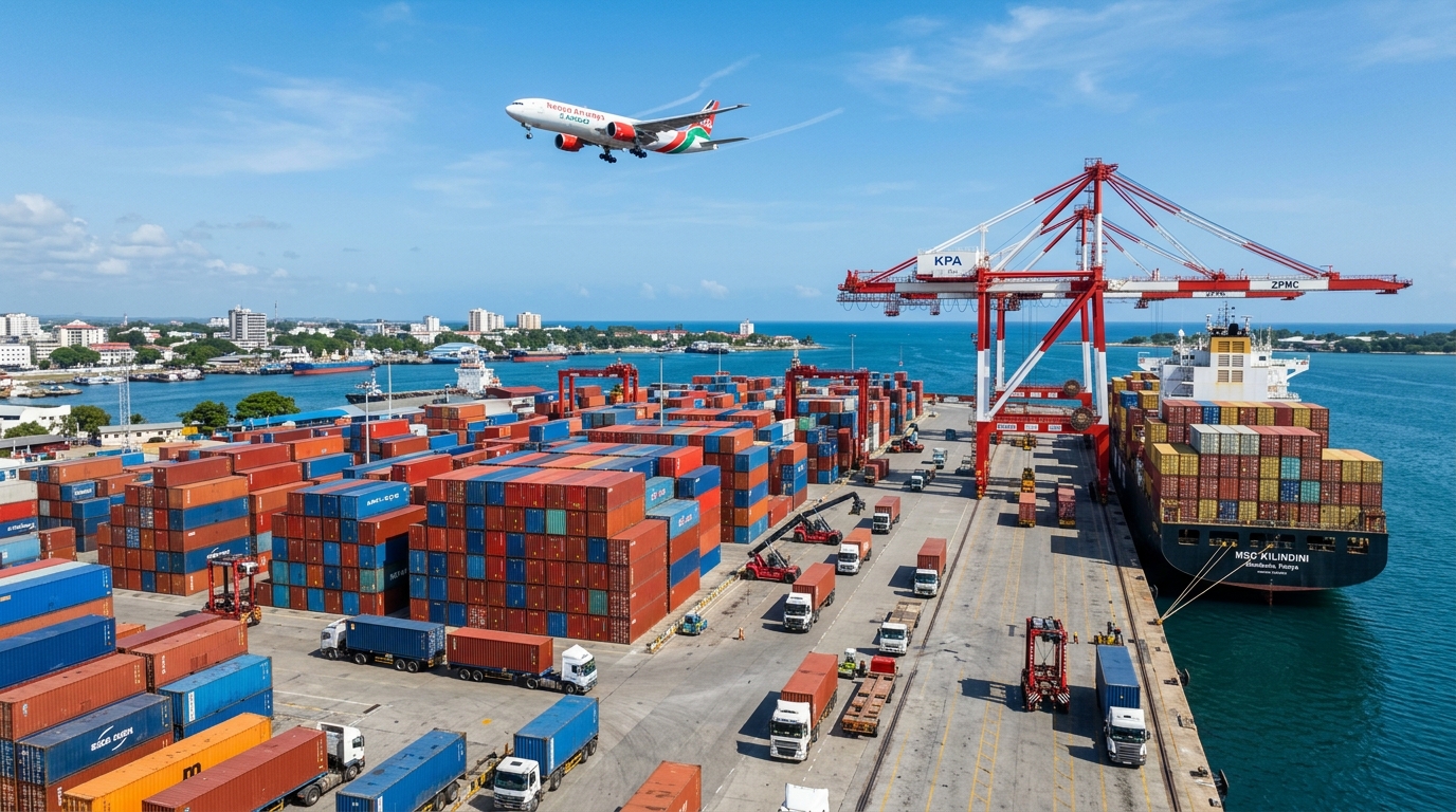 Marine Cargo and Container Ship Freight